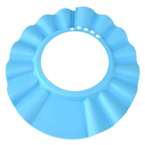 Baby Shower Cap Soft Adjustable Baby Bath Head Cap Visor for Washing Hair Shower Bathing Protection Bath Cap for Toddler, Baby, Kids, Children (Bl...