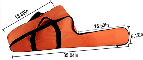 Chainsaw Bag Carrying Case Portable Protection Waterproof Holder Fit for Stihl Husqvarna 12''/14''/16'' Chainsaw Storage Bag(Orange)...