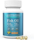 Fish-Oil Omega3-Fatty Acids-Supplement Small-Softgels - 180Count 1440mg for Healthy Heart Brain Eyes Support High EPA DHA Easy to Swallow...