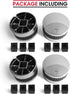Unicook Grill Control Knob 4 Pack, Gas Burner Replacement, Chrome Plated Plastic with Nonslip Grip, Fits BBQ Gas Grills with D Shaped Valve Stem, ...