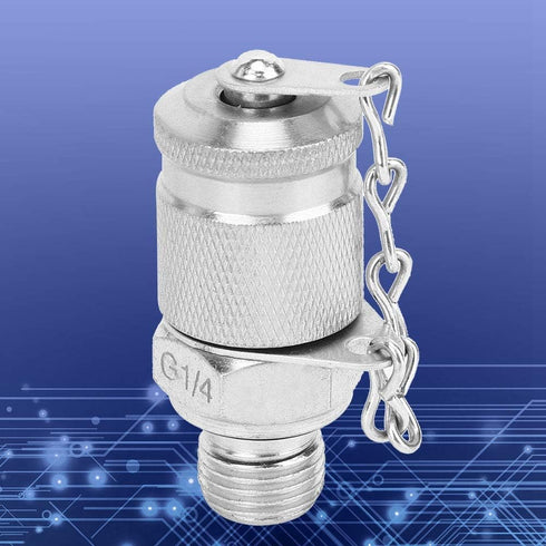 Walfront G1/4-M16x2 Hydraulic Test Adapter Hose Fitting Adapter Hydraulic Test High Pressure Measuring Point Coupling for Testing, Pneumatic Auxil...