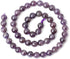 45PCS 8mm Natural Amethyst Gemstone Round Loose Beads Crystal Energy Stone Healing Power for Jewelry Making 1 Strand 15"...