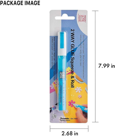 Zig MSB10M1P Memory System Two Way Glue Pen, Carded, Squeeze and Roll...
