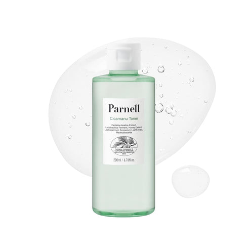 Parnell Cicamanu Toner for Sensitive, Dry Skin with Centella Asiatica, Manuka Honey & PHA, LHA, 6.76 fl.oz, Fragrance&Alcohol-Free, Not Tested on ...