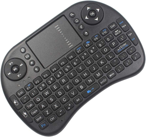 Mini Wireless Keyboard 2.4GHz Touch-pad Mouse Combo Plus OTG Cable - TV xStream, Compatible with Firesticks, Android TV Box, IPTV, 4K Media Stick,...