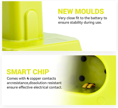 Power Wheel Adapter for Ryobi One+ 18V P108 P107 P102 P100 Li-ion & Ni-Cd Battery,Power Connector for Rc Toy & Car,12 Gauge Robotics Rc Truck?with...