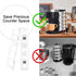 Coffee Pod Holder for Keurig K Cup Pods, Side Mount K-cup Pod Storage Stands Rack, Perfect for Small Counters ( Transparent, 3 Pack for 15 K Cups)...