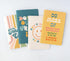 THiNKABLE Cute Notebook Set, 4 Pack Pastel Journals, 5.5 x 8.3 in, 60 Pages, Cute Pretty Inspirational Notebooks, Soft Cover Journals for Students...