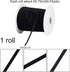 NBEADS 50 Yards 1/8 inch Single Face Velvet Ribbon, Black Satin Ribbon Polyester Velvet Ribbon for Choker Wedding Gift Wrapping Hair Bows Home Chr...