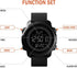 Men's Digital Sports Watch Military Electronic Waterproof Wrist Watches for Men with Stopwatch Alarm LED Backlight...