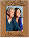 KATE POSH I Love You Grandpa, Grandparent's Day, Best Grandpa Ever, Grandpa & Me, Engraved Natural Wood Picture Frame from Granddaughter, Grandson...