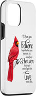 iPhone 12 mini Cardinal Red Bird Sign from Heaven Angel Case...