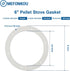 6" Pellet Stove White Gasket for Combustion Exhaust Fan Mounting Blower to Housing Seal with 100's and Most Pellet Stoves 2100J (3/pack)...