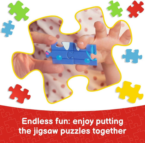 Trefl 25 Piece Jigsaw Puzzle World map with Animals Print, DIY Puzzle, Creative Fun, Classic Puzzle for Adults and Children from 3 Years Old...