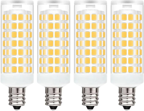 JD E11 LED Bulbs T4 Mini Candelabra Base T3 E11 Halogen Bulb Replaces - Energy Saving Led Bulbs,Non Dimmable- for a bathroom vanity fixture Chande...