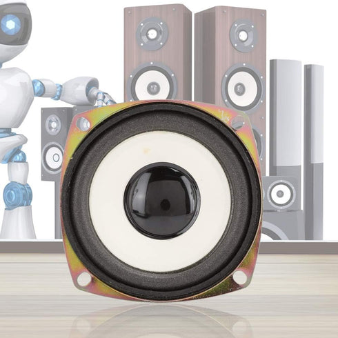 Full Range Speaker, 3 Inch 4ohm 5W Mini Full Frequency Audio Speaker Loudspeaker Home Stereo Woofer Loudspeaker for Multimedia Sound Box DIY....
