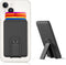 Senose Phone Card Holder, Silicone Phone Wallet with Stand Stick on Credit Card Holder for Back of Phone, Anti Slip Out Phone Pocket Compatible fo...