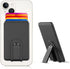 Senose Phone Card Holder, Silicone Phone Wallet with Stand Stick on Credit Card Holder for Back of Phone, Anti Slip Out Phone Pocket Compatible fo...