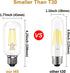 ASOKO Edison Bulb, T45 Daylight 4000K LED Tubular 4W Dimmable Tube Vintage Bulbs 40 Watt Equivalent,E26 Base(6-Pack)...