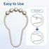 Titanker Shower Curtain Hooks Rings, Rust-Resistant Metal Shower Curtain Hooks for Bathroom Shower Rods Shower Hooks Shower Rings for Curtain - Se...