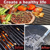 Best BBQ Grill Brush Stainless Steel 18" Barbecue Cleaning Brush w/Wire Bristles & Soft Comfortable Handle - Perfect Cleaner & Scraper for Grill C...