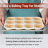 CAKETIME Silicone Muffin Pan, Regular Size Muffin Pan for Baking 12 Cups Non Stick Silicone Cupcake Pan 1 Pack Confetti...