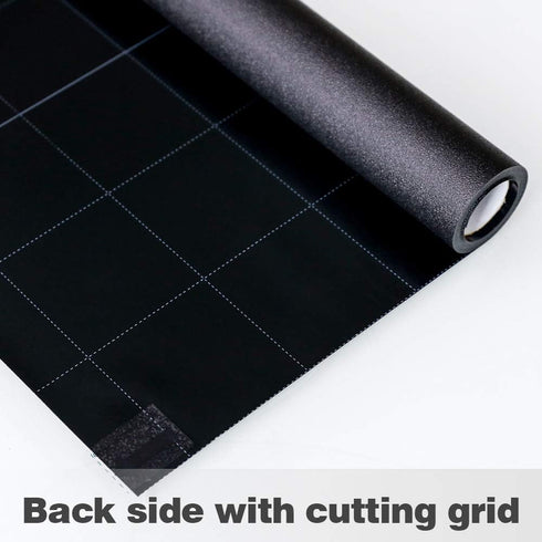 Static Cling Total Blackout Window Film 100% UV Blocking Window Darkening Film Black Opaque Privacy Window Tint Removable Plastic Glass Covering (...