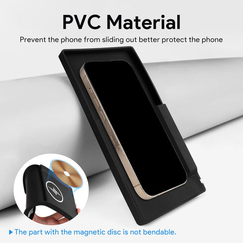 Silicone Wireless Phone Charging Pad Dual Charging Ports Charger Station for 2022 2023 2024 Mitsubishi Outlander 15W Adapter for Smartphone...