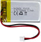 DC 3.7V 200mAh 302035 Rechargeable Lithium Polymer Battery, Suitable for DIY 3.7-5V Electronic Products with Built-in 2-Wire Battery Replacement a...