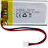 DC 3.7V 200mAh 302035 Rechargeable Lithium Polymer Battery, Suitable for DIY 3.7-5V Electronic Products with Built-in 2-Wire Battery Replacement a...