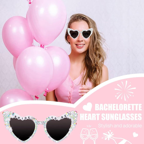 JUSTOTRY Bride Sunglasses For Bachelorette Bride To Be Sunglass For Bachelorette Party Gifts Accessories Party Favors...
