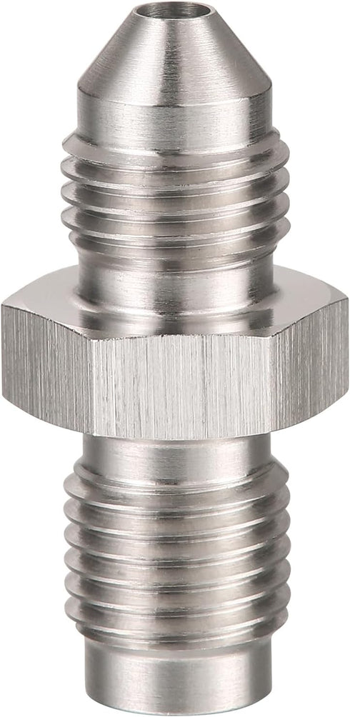 3AN Male to 3/8-24 Male Inverted Flare Stainless Steel Brake Adapter Fitting Connector...