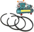 3Pcs Piston Ring, Air Compressor Piston Ring Pneumatic Drive Airtight for 55mm Cylinder Diameter...