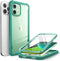 i-Blason Ares Case for iPhone 12, iPhone 12 Pro 6.1 Inch (2020 Release), Dual Layer Rugged Clear Bumper Case with Built-in Screen Protector(MintGr...