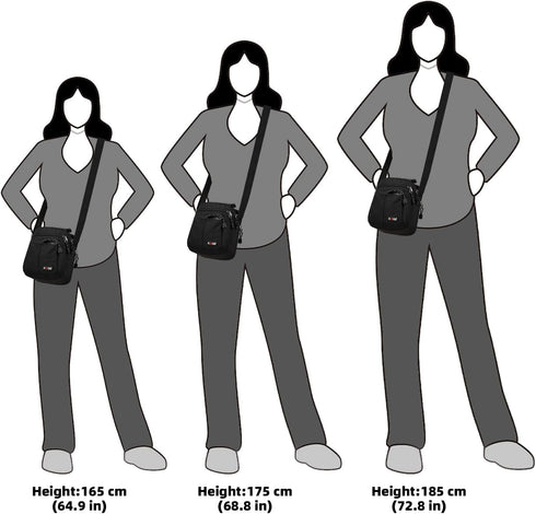 KL928 Men's Messenger Bag - Crossbody Shoulder Bags Travel Bag Man Purse Casual Sling Pack for Work Business...