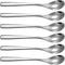 Tea Spoons Set of 6 Stainless Steel Teaspoons Long Handle Stirring Spoons for Tea Coffee Demitasse Espresso Dessert (6pcs Tea Spoons)...