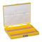 Heathrow Scientific HS15994D Premium Microscope Slide Box, 100-Place, Cork, ABS, Yellow...