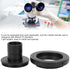 Zyyini Microscope Lens Adapter, Aluminium Alloy Black 23.2mm T-Mount Microscope to for Nikon F-Mount SLR Camera Biological Microscope Adapter Ring...