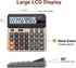 Comix Desktop Calculator, Large Computer Keys, 12 Digits Display, Champaign Gold Color Panel, C-2735...