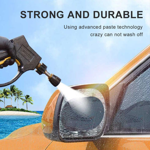 4PCS Car Rearview Mirror Film, Anti Fog Glare Mirror Film, HD Clear Nano Coating Car Film, Waterproof Rainproof Transparent Protective Sticker, Sa...