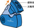 Faber Castell TFC-182797-2 Square Pencil Sharpener, Blue...