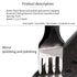 pingle New Mirror Finish Model with 3mm 1246 Prong Leather Craft Tool Hole Punch with Nail Punch...