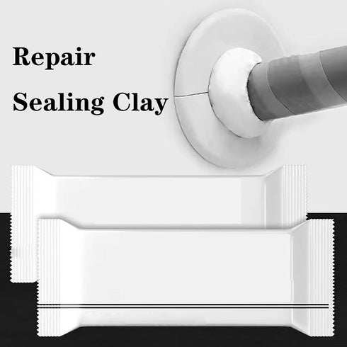 Duct Seal Repair Sealing Clay 5 Pack White Seal Putty, Quick Mending Mud for Drain Connection, Wall Hole, Air Conditioning Hole...