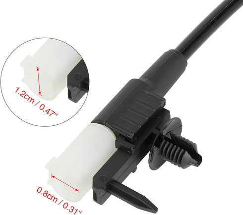 X AUTOHAUX LR061394 LR072544 Rear Brake Pad Electronic Wear Sensor Brake Pad Wear Indicators for Land Rover Discovery Sport...