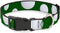 Buckle-Down Plastic Clip Collar - Golf Balls Scattered Green/White - 1" Wide - Fits 9-15" Neck - Small...