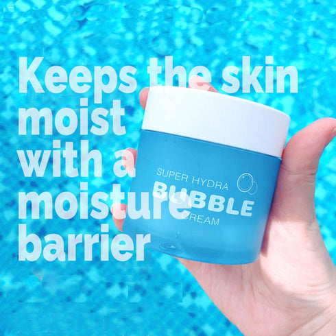 PS.PRETTYSKIN Super Hydra Bubble Skincare Cream 3.38fl.oz.(100ml) Hyaluronic Acid | Hydrating & Moisturizing, Water drop gel type cream, Korean sk...