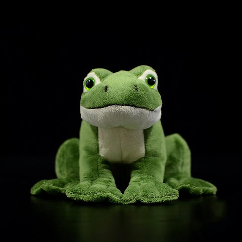 ZHONGXIN MADE Giant Frog Plush - Lifelike 13 Inch Seated Frog Stuffed Animal, Green Reptile Frog Plush, Super Soft Plush Doll, Plush Toys for Kids...