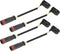 X AUTOHAUX 4pcs Car Front Rear Brake Pad Wear Sensor for Dodge Sprinter 2500 9065401417...