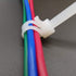 Superun Releasable Zip Ties 8 Inch, 50 Lbs Tensile Strength Wire Ties (Reusable Cable Ties) Pack of 100 White...