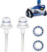 MX8 Pool Cleaner Parts for ATIE MX6 MX8 MX6EL MX8EL Elite,Pool Cleaner Drive Shaft Tune-up Compatible with Zodiac,with Drive Shaft Assembly R05251...